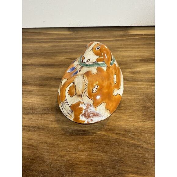 ✨Vintage ✨Japanese Kutani Porcelain Dog Figurine Lidded Trinket Box Hand Painted - Picture 2 of 6